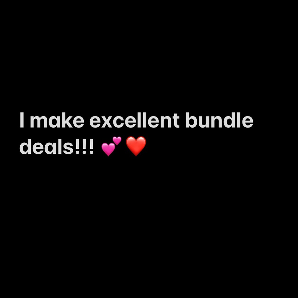 Any bundles will receive excellent price!